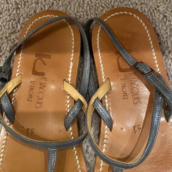 Pewter strap sandal - Picture 3 of 4